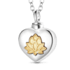 Lotus Flower Cremation Necklace
