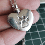 Pet Ashes Jewelry, Heart Urn Necklace photo review